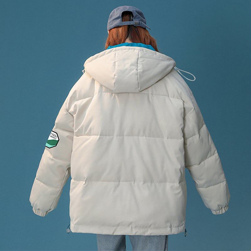 [Morimoto Series] ★Winter Coat★ 3color Thick Warm Unisex Men's Cold Protection Filling Large Size White Black Blue