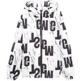 Load image into Gallery viewer, [Qingfashion Series]★Outer★ 2color White or Blue Jacket White Navy Alphabet
