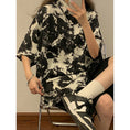 Load image into Gallery viewer, [Fujiiman Series] ★Floral pattern shirt★ 2color tops, unisex, men's Aloha shirt, summer clothes, Hawaii, easy to match
