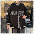 Load image into Gallery viewer, [HKHB Series]★Jacket★ 2color Stadium Jacket Outerwear Unisex Men's Large Size Black Gray
