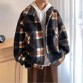 Load image into Gallery viewer, [Leonbinno Series]★Coat★ 2color Outerwear Unisex Men's Large Size Plaid Pattern
