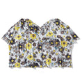 Load image into Gallery viewer, [TRAVEL ISSUANCE Series] ★Short Sleeve Shirt★ Aloha Shirt Okinawa Hawaii Tops Floral Shirt Unisex Men's Yellow
