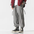 Load image into Gallery viewer, [Small Trouble Series]★China style pants★ 3color bottoms unisex men's large size gray black coffee color
