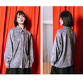 Load image into Gallery viewer, [Old Monster---Dragon Dyed Series] ★China style shirt★ Thick suede tops Stylish and easy to match
