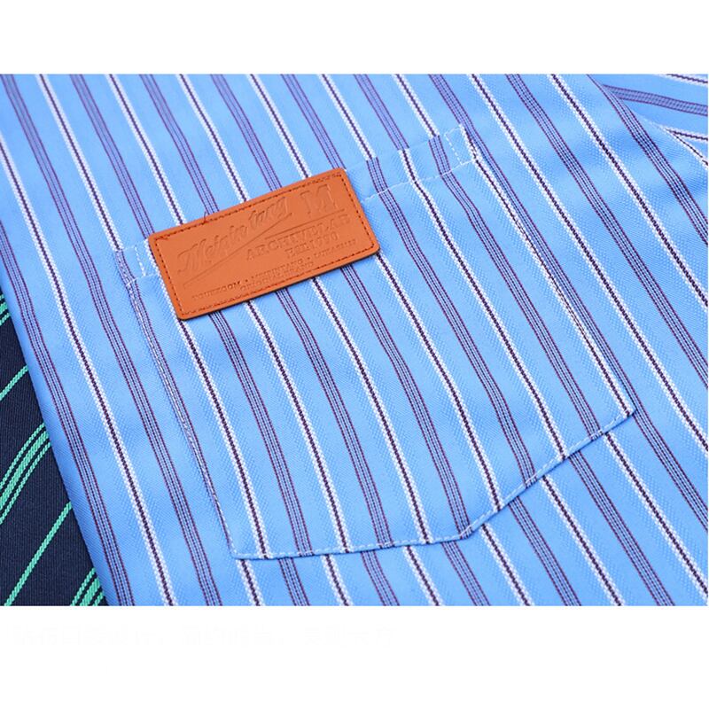 [Escaped Earth Series]★Shirt with tie★ 3color tops, short sleeve shirt, unisex, men's, vertical stripes, striped pattern, loose fit