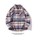 Load image into Gallery viewer, [BIGEMAN Series]★Shirt★ 2color Tops Long Sleeve Shirt Plaid Pattern Unisex Men's Large Size
