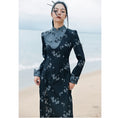 Load image into Gallery viewer, [Da Qinglong Shu Series] ★Chinese style dress★ Chinese clothes, floral pattern, improved cheongsam dress, slimming wear, photo shoot, party
