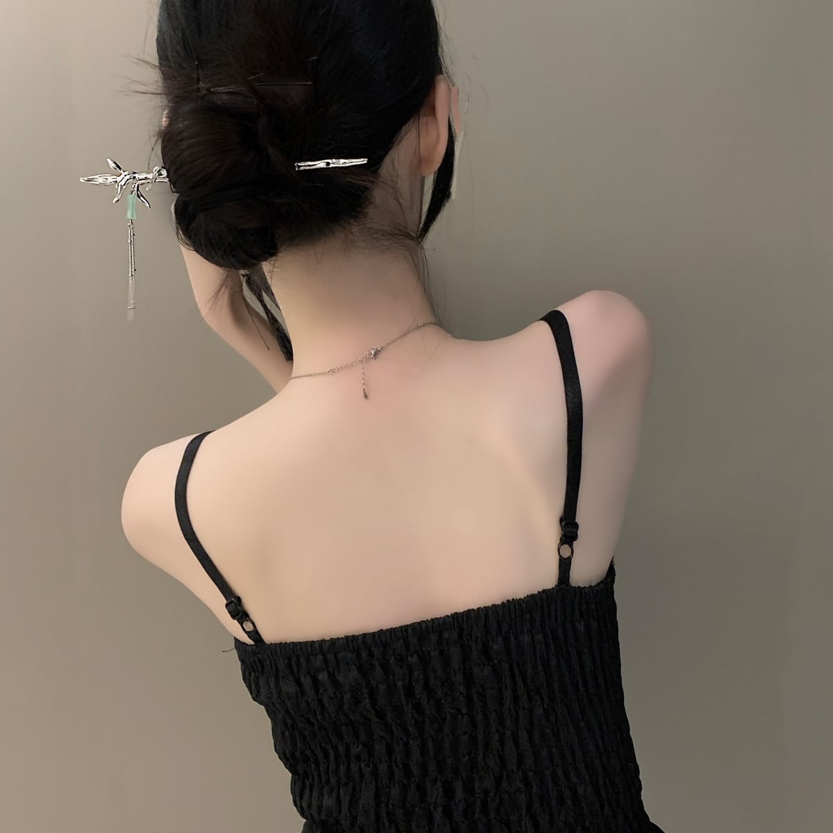 [Strange Series]★China style hair ornament★1 hairpin, old-fashioned women's accessory, fringe, simple, improves temperament