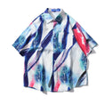 Load image into Gallery viewer, [NF Series]★Shirt★ Short sleeve shirt, tops, print, unisex, men's, thin, cool, summer clothes, easy to match, blue, blue
