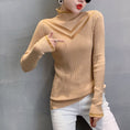 Load image into Gallery viewer, [YINUO series]★Knit tops★ 4color tops sweater turtleneck sexy easy to match
