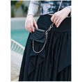 Load image into Gallery viewer, [Koseiryushu Series] ★Belt★ Ladies accessories, small items, decorations, metal belt, chain included, bag included
