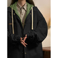 Load image into Gallery viewer, [SENSU Series]★Jacket★ 2color Outerwear Unisex Men's Faux Layered Black
