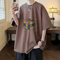 Load image into Gallery viewer, [V37 Series]★T-shirt★ Tops 7color Unisex Men's Large Size Rubik's Cube Pattern
