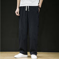 Load image into Gallery viewer, [JINTANG Series]★China style pants★ 2color bottoms pants unisex men's large size crane
