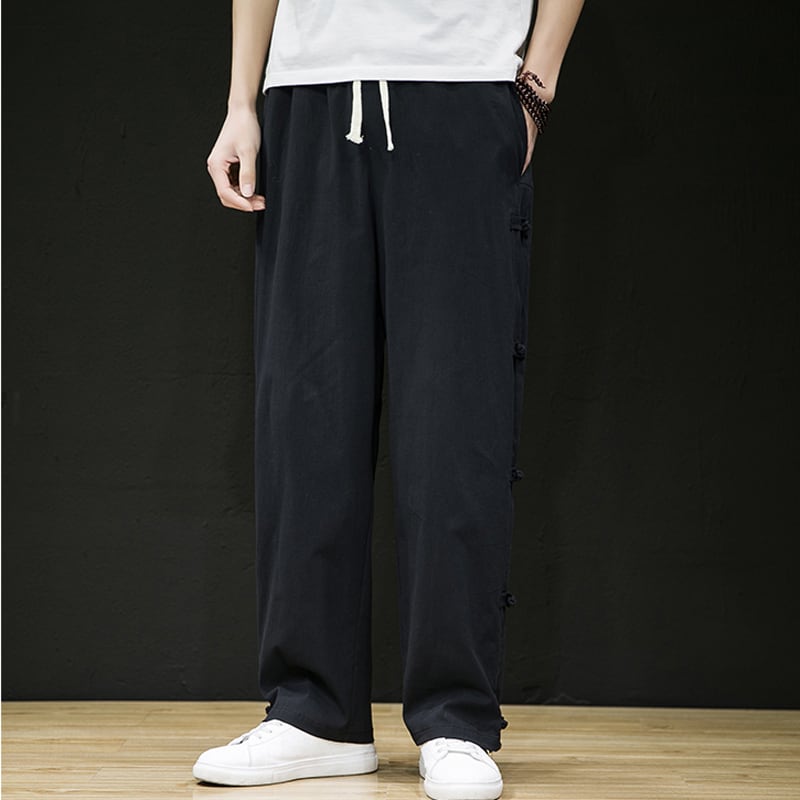 [JINTANG Series]★China style pants★ 2color bottoms pants unisex men's large size crane