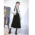 Load image into Gallery viewer, [Kokaisha---Yayo Overture Series] ★China style skirt★ Spring clothes Autumn clothes Bottoms Slit Black Black Street Black Black
