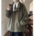 Load image into Gallery viewer, [PPG series]★Jacket★ 3color outerwear unisex men's green black coffee color
