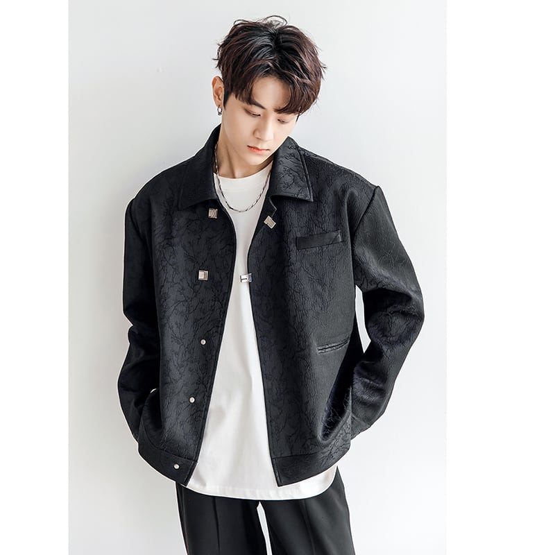 [CHICERRO series] ★China style jacket★ 2color outerwear casual unisex men's black beige