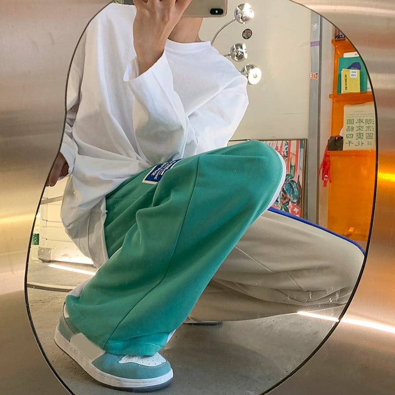 [Kawei Series] ★Casual Pants★ 2color Bottoms Unisex Men's Large Size Aya Color Scheme Green Brown