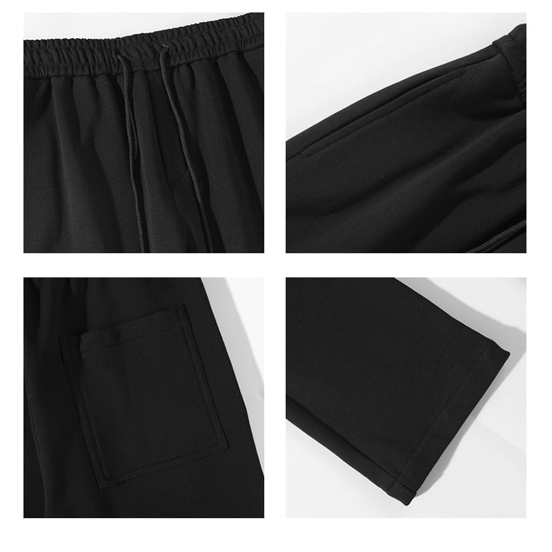 [BIGEMAN Series] ★Casual Pants★ 2color Bottoms Pants Unisex Men's Black Gray Plain