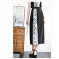 Load image into Gallery viewer, [Kokaisha --- Bamboo Series] ★China-style skirt★ Bottoms, switching print, bamboo pattern, slimming, easy to match
