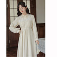 Load image into Gallery viewer, [Shukunsho Series]★China style dress★Long sleeve dress for women, cute, easy to match, long length
