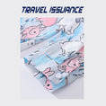 Gallery viewerに画像を読み込む, 【TRAVEL ISSUANCEシリーズ】★シャツ★ 2color 長袖シャツ トップス 男女兼用 メンズ 兎 ウサギ カートゥーン 青 緑
