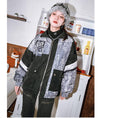 Load image into Gallery viewer, [Kokaisha---Shinkyo Series] ★China style coat★ Cotton coat Winter coat Black Black White
