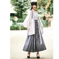 Load image into Gallery viewer, [Ancient monster house---Tsurutou series] ★China style skirt★ Improved Chinese clothing 2-piece skirt set Outer windshield skirt + inner white skirt
