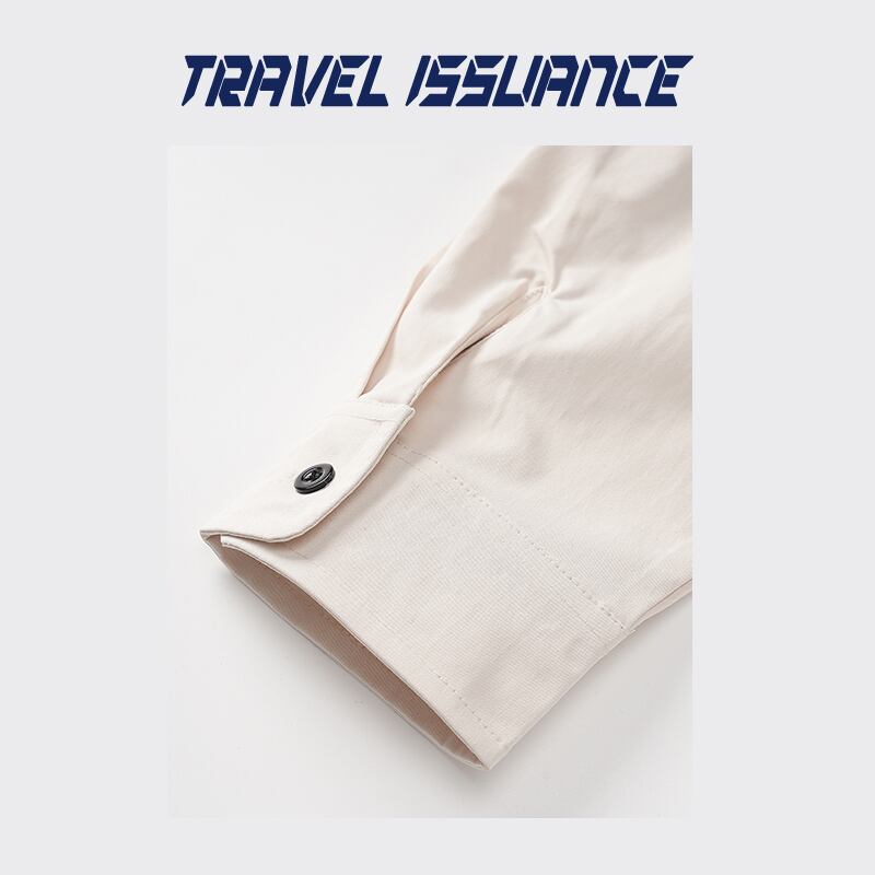 [TRAVEL ISSUANCE Series]★Shirt★ 2color Tops Long Sleeve Shirt Unisex Men's Unique Cool Stylish