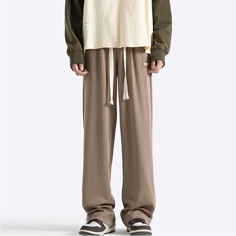 [BIGEMAN Series]★Casual Pants★ 3color Bottoms Pants Men's Large Size Beige Black Brown