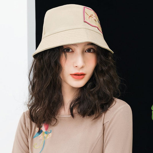 [Sao Series]★China style hat★ Hat UV protection sunscreen travel seaside spring summer embroidery original