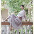 Load image into Gallery viewer, [Az Suna Series] ★Chinese style setup★ Improved Hanfu Thin outerwear + Hanging dress 2color Beige Purple
