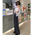 Load image into Gallery viewer, [YIREN Series]★Casual Pants★ 2color Bottoms Trousers Gaucho Pants Women's Gray Black
