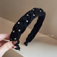 Load image into Gallery viewer, [FOREARS Series] ★Headband★ Hair Ornament Ladies Accessory Chamois Leather Carpet Simple Black Black
