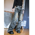 Load image into Gallery viewer, [Kokaisha --- Ming Pai Toy House Series] ★Denim pants★ Fleece lining, thick bottoms, pants, stylish, easy to match
