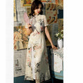 Load image into Gallery viewer, [RUYUN Series]★Cheongsam dress★ Long dress Slit Ao dai Wedding Party Improve your temperament
