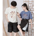 Load image into Gallery viewer, [Kyodo series]★China style pants★Bottoms, shorts, shorts, unisex, letter pattern, black, black
