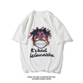 Load image into Gallery viewer, [BIGEMAN Series]★T-shirt★ Tops 2color Unisex Men's Large Size White Black Summer Cartoon
