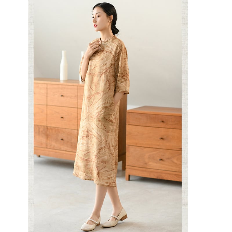 [Miss Fenny Series] ★Chinese style dress★ 2color Elegant Chinese Clothes Tang Suit Retro Improved Chinese Dress