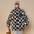 Load image into Gallery viewer, [Suikoishi Series] ★Winter Coat★ Cotton Coat Outerwear 3color Unisex Men's Checkered Pattern Loose
