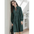 Load image into Gallery viewer, [Ali Series] ★One Piece★ Women's Shirt Dress Green Commuting Date Cute SML XL
