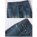 Load image into Gallery viewer, [BIGEMAN series] ★Denim pants★ Bottoms pants men's large size gradation blue blue
