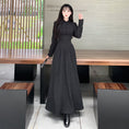 Load image into Gallery viewer, [Dong Xiaojie Series] ★China style dress★ Long length, large size, slimming, black, black
