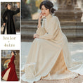 Load image into Gallery viewer, [Mrs. Sion Series] ★China style dress★ 3color stand neck gentle cute beige black red
