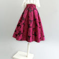 Load image into Gallery viewer, [Komii Series]★Skirt★ 2color Green Rose Bottoms Floral Skirt Circular Skirt Green Ladies
