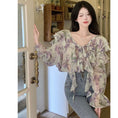 Load image into Gallery viewer, [XIXIBI Series]★Blouse★ Tops, Floral pattern, Improves temperament, Women's fashion, Easy to match, Cute
