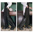 Load image into Gallery viewer, [Ancient monsters---Kabunji series]★China style trousers★Bottoms Casual pants Original lettering pattern Black
