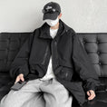 Load image into Gallery viewer, [YOULIN Series]★Jacket★ 3color Unisex Men's Large Size Casual with Hat Black Brown Red
