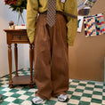 Load image into Gallery viewer, [C2 Studios Series]★Casual Pants★ 3color Green or Brown or Beige Corduroy Gaucho Pants
